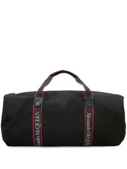 Alexander McQueen: Чёрная спортивная сумка  Metropolitan Selvedge