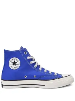 Converse: Голубые кроссовки  Chuck 70 Hi
