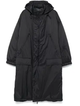 Y-3: Чёрный пуховик 