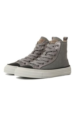 Brunello Cucinelli: Серые кеды 