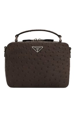 Prada: Коричневая сумка 