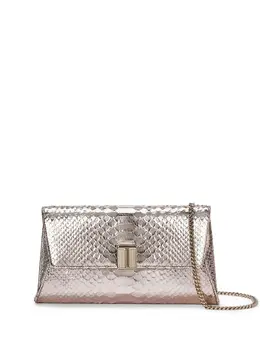 TOM FORD: Розовый клатч  Logo