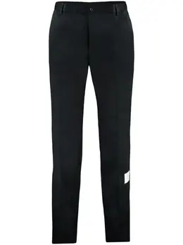 Thom Browne: Синие брюки  4-Bar