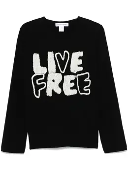 Comme Des Garçons Shirt: Чёрный свитер 