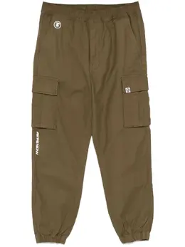 AAPE BY *A BATHING APE®: Брюки цвета хаки 