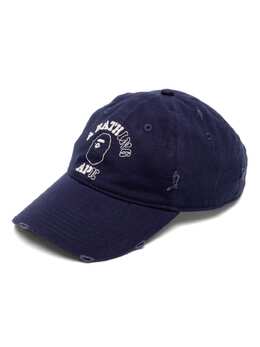 A BATHING APE®: Синяя кепка 