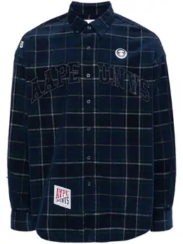 AAPE BY *A BATHING APE®: Синяя рубашка 