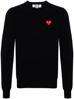 Comme Des Garçons Play: Свитер  Heart из шерсти