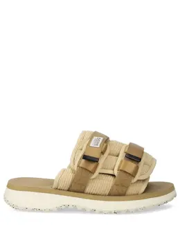 Suicoke: Бежевые сандалии 