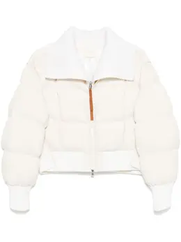 Moncler: Белая куртка 