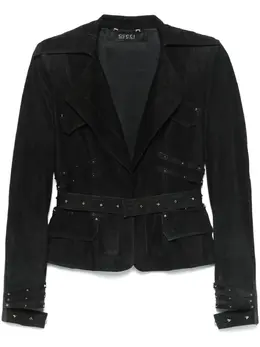 Gucci Pre-Owned: Замшевая куртка 