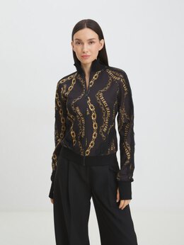 Versace Jeans Couture: Чёрная толстовка 