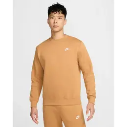 NIKE: Белый свитшот  Club
