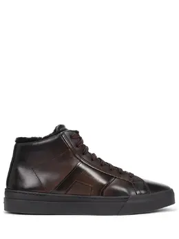 SANTONI: Коричневые кеды 