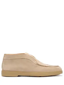 SANTONI: Бежевые ботинки 