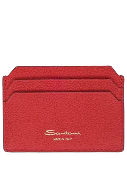 SANTONI: Красный картхолдер 