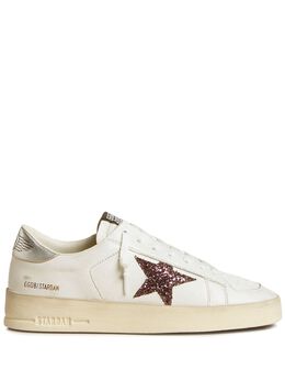 Golden Goose: Белые кроссовки  Stardan