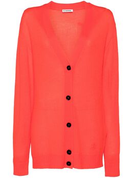 Jil Sander: Кардиган с вышивкой 