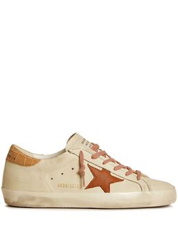 Golden Goose: Бежевые кроссовки  Super Star