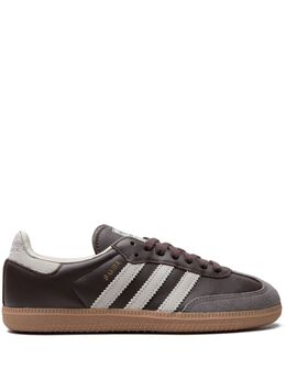adidas: Коричневые кроссовки  Samba