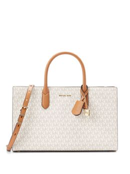Michael Kors: Белая сумка-шоппер 
