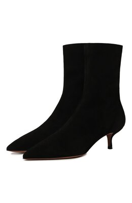 Aquazzura: Чёрные ботинки  Sue