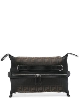FENDI: Коричневый клатч 