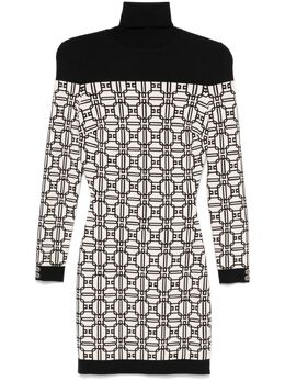 Elisabetta Franchi: Жаккардовое платье 