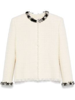 Givenchy: Твидовая куртка 