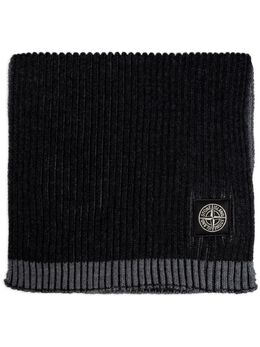 Stone Island: Чёрный шарф 