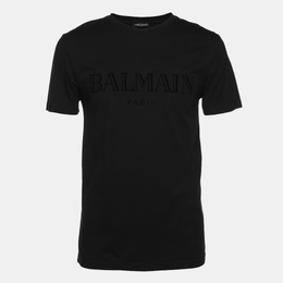 Balmain: Чёрная футболка 