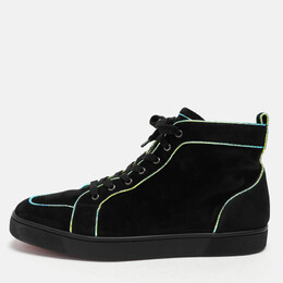 Christian Louboutin: Чёрные кроссовки 