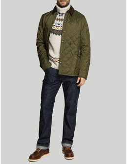 BARBOUR: Куртка цвета хаки 