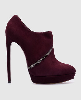 Azzedine Alaia: Бордовые туфли 
