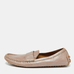 Gucci: Розовые мокасины 