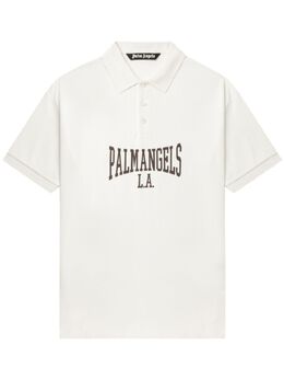 Palm Angels: Поло с принтом 
