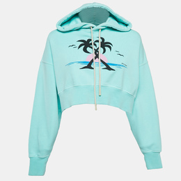 Palm Angels: Зелёная толстовка 