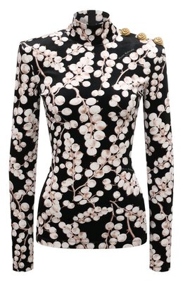 Balmain: Бархатный топ 