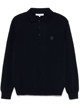 Maison Kitsuné: Голубое поло 