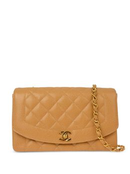 CHANEL Pre-Owned: Бежевая сумка 