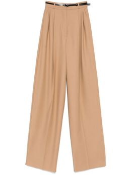 Sportmax: Коричневые брюки 