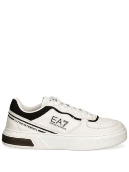 Ea7 Emporio Armani: Белые кроссовки 