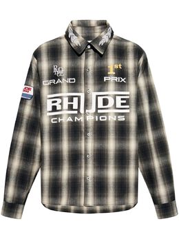 RHUDE: Чёрная рубашка 