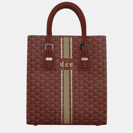 Goyard: Красная сумка-шоппер 