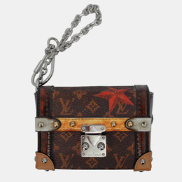 Louis Vuitton: Коричневая сумка 