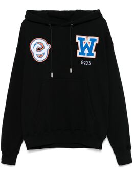 Off-White: Чёрная толстовка 