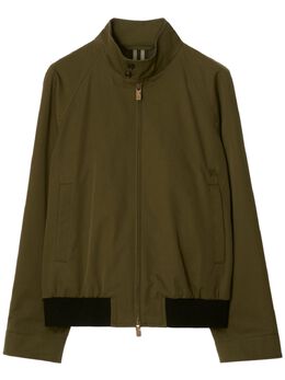 Burberry: Зелёная куртка 