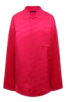Balenciaga: Рубашка из вискозы 