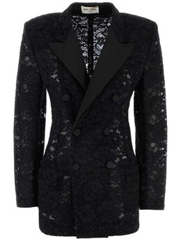 Saint Laurent: Двубортная куртка 