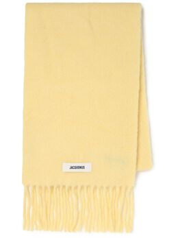 Jacquemus: Жёлтый шарф  Carro